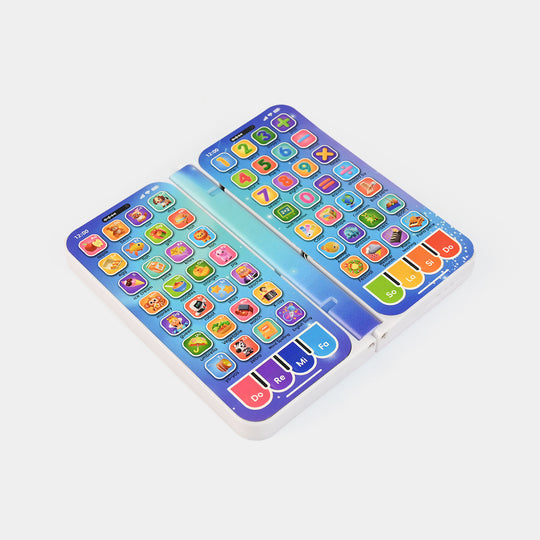 Early Education Foldable Phone Toy with Light & Music