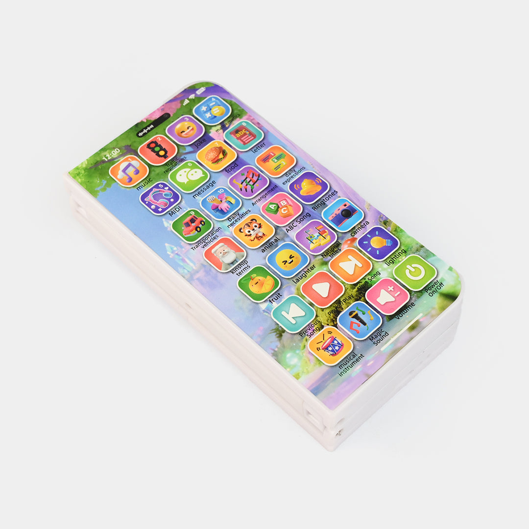 Early Education Foldable Phone Toy with Light & Music