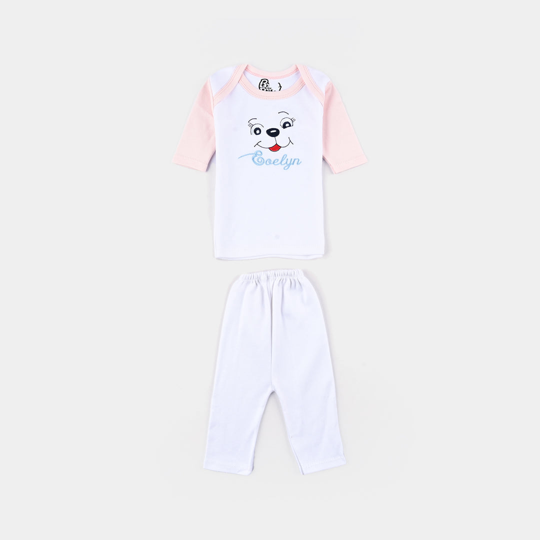Baby Cotton Starter Set Pack Of 8PCs | 0-6M | Pink
