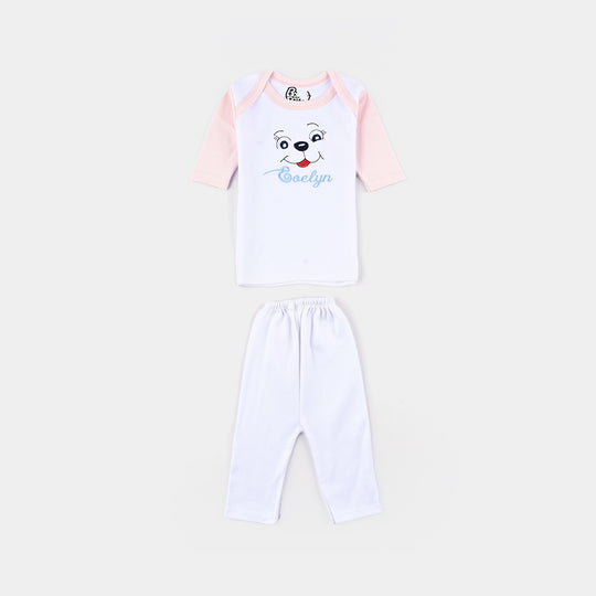 Baby Cotton Starter Set Pack Of 8PCs | 0-6M | Pink