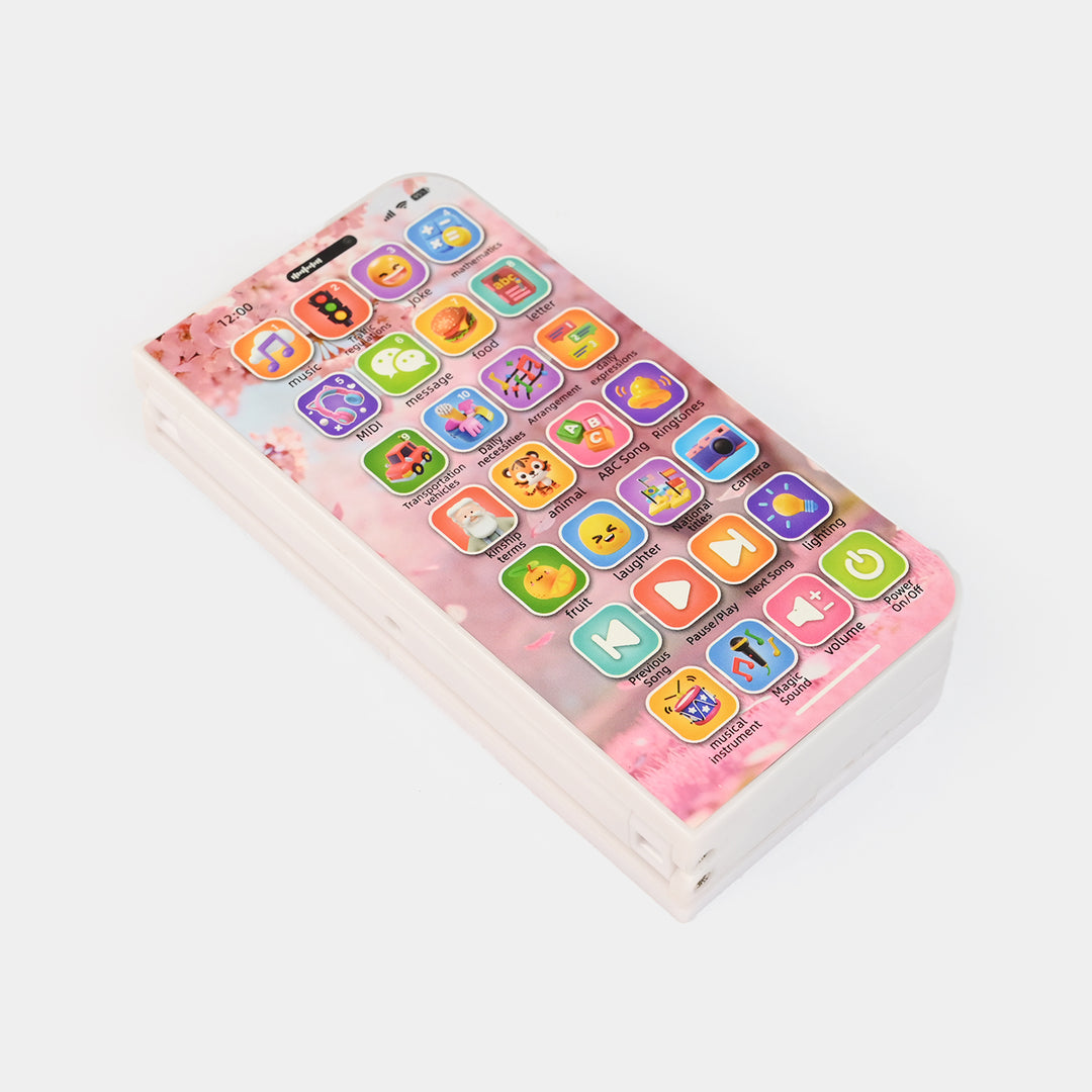 Early Education Foldable Phone Toy with Light & Music