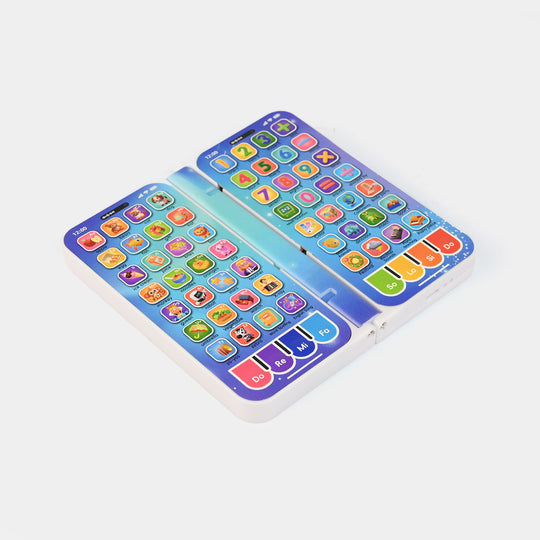 Early Education Foldable Phone Toy with Light & Music
