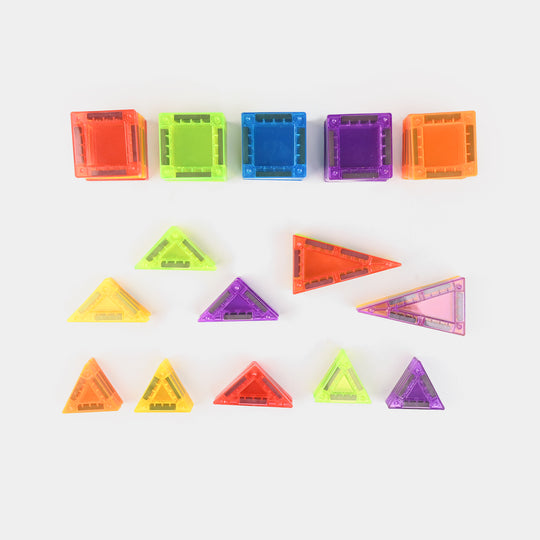 Magnetic Building Tiles – Educational Construction Toy | 40Pcs