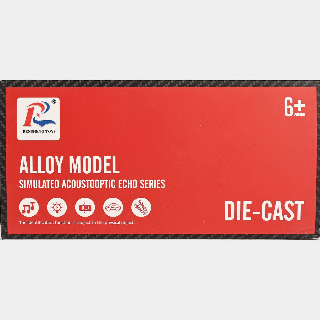 Premium Die-Cast Model Car with Light & Sound
