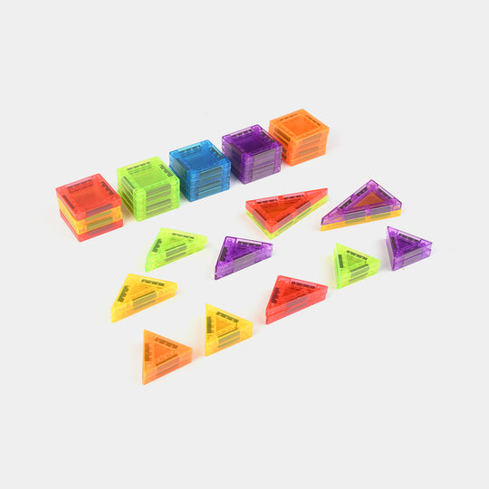 Magnetic Building Tiles – Educational Construction Toy | 40Pcs