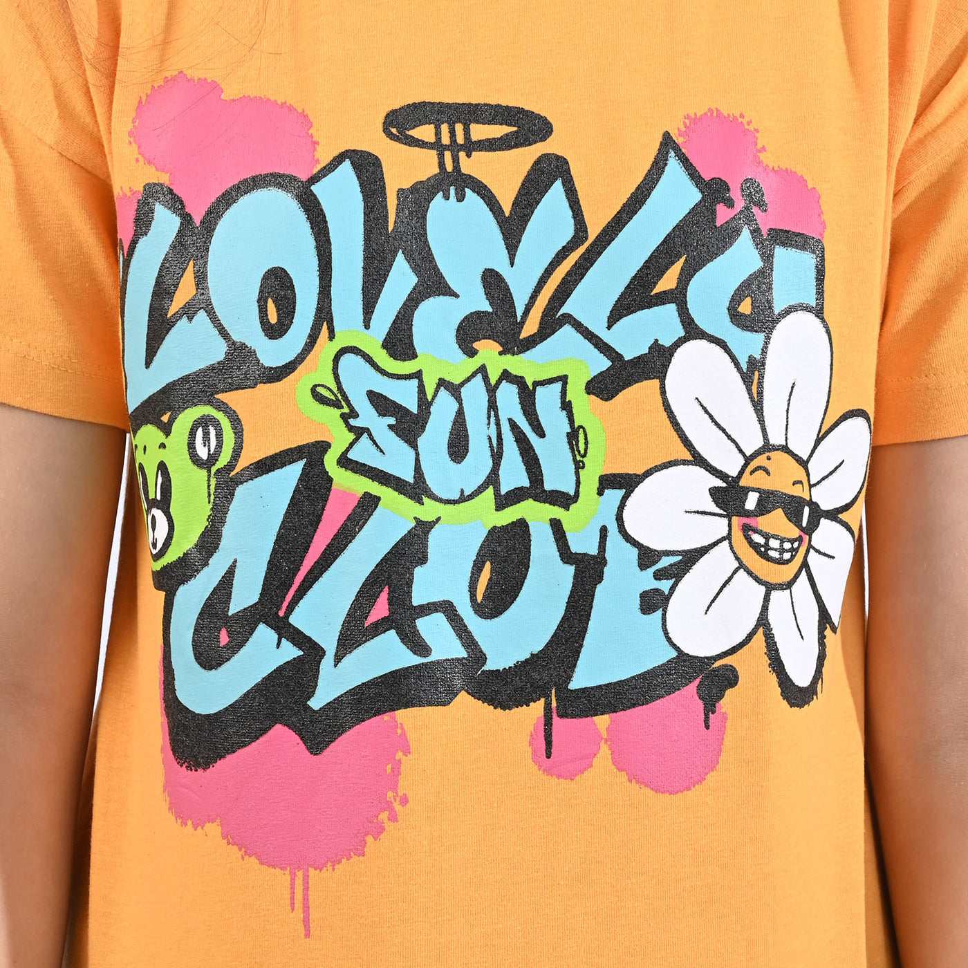 Girls Cotton Jersey T-Shirt Love Fun Club