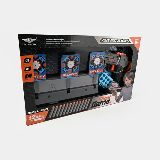 Ultimate Foam Dart Blaster Set with Electronic Scoring Target