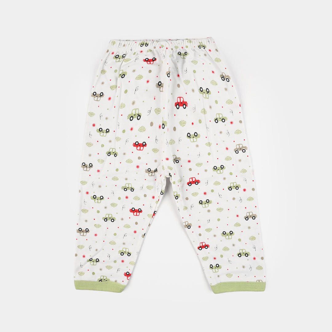 Infant Front Open Suit Car Misty Jade