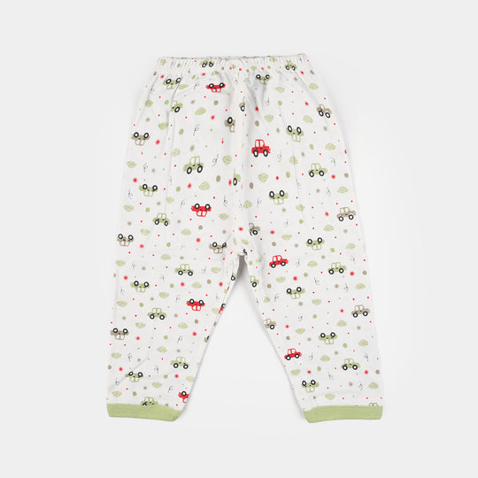 Infant Front Open Suit Car Misty Jade
