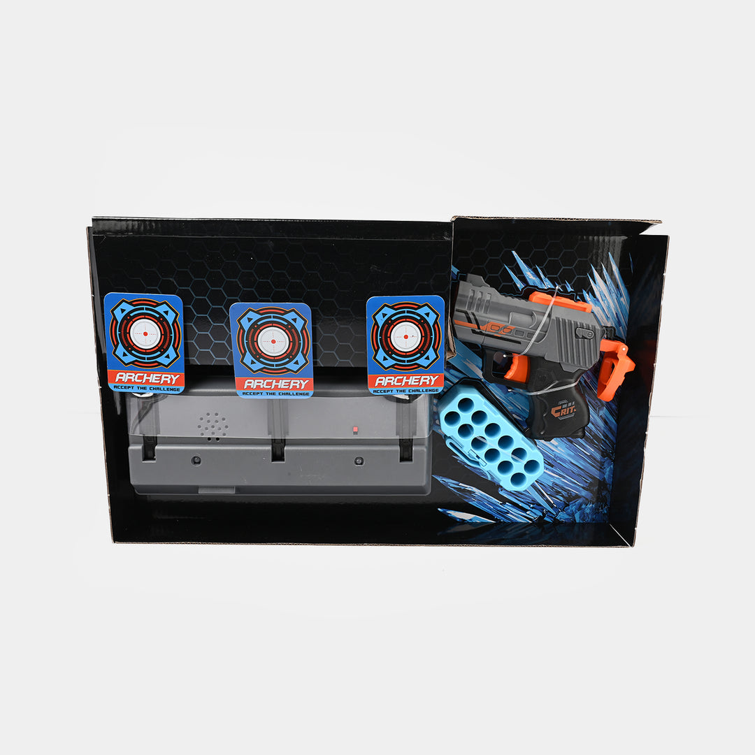 Ultimate Foam Dart Blaster Set with Electronic Scoring Target