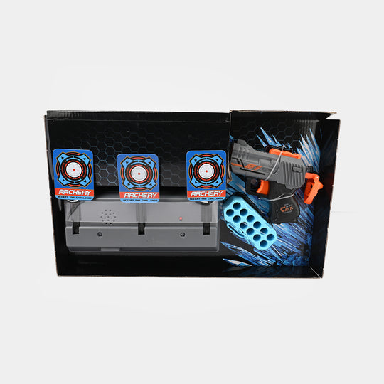 Ultimate Foam Dart Blaster Set with Electronic Scoring Target