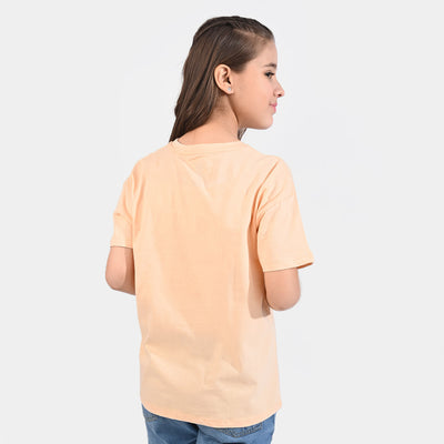Girls Slub Jersey T-Shirt H/S Character-Creampuff