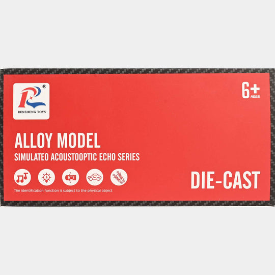 Premium Die-Cast Model Car with Light & Sound