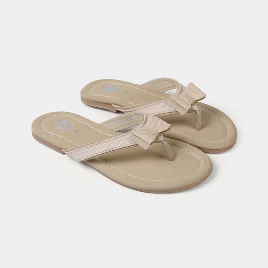 Girls Slipper AS-008-BEIGE
