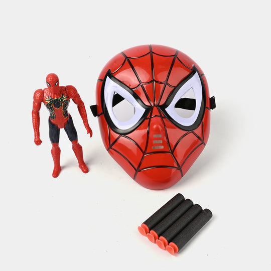Blaster Target Toy with Hero Character & Mask