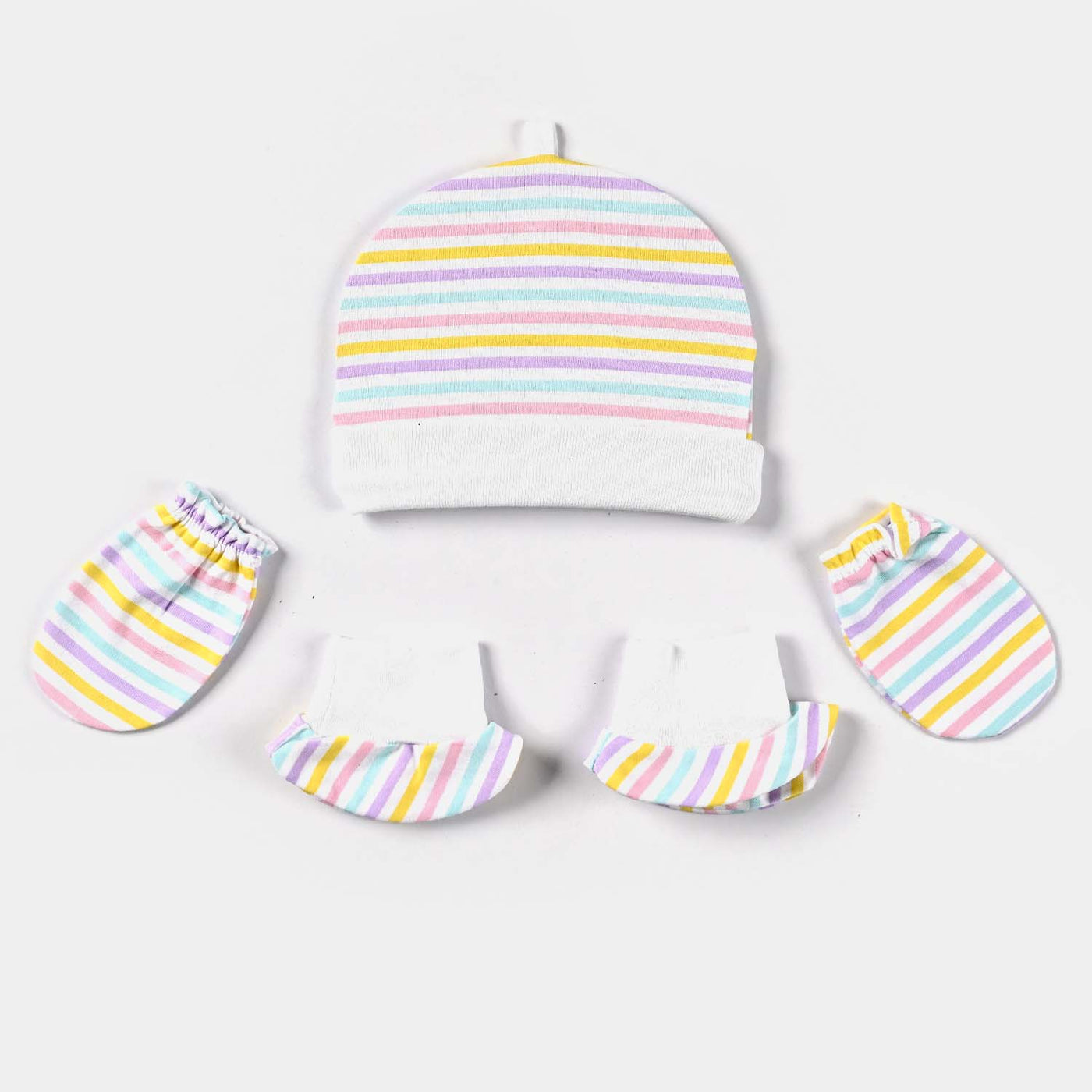 Infant Girls Cotton Interlock 9 Piece Set-mIX