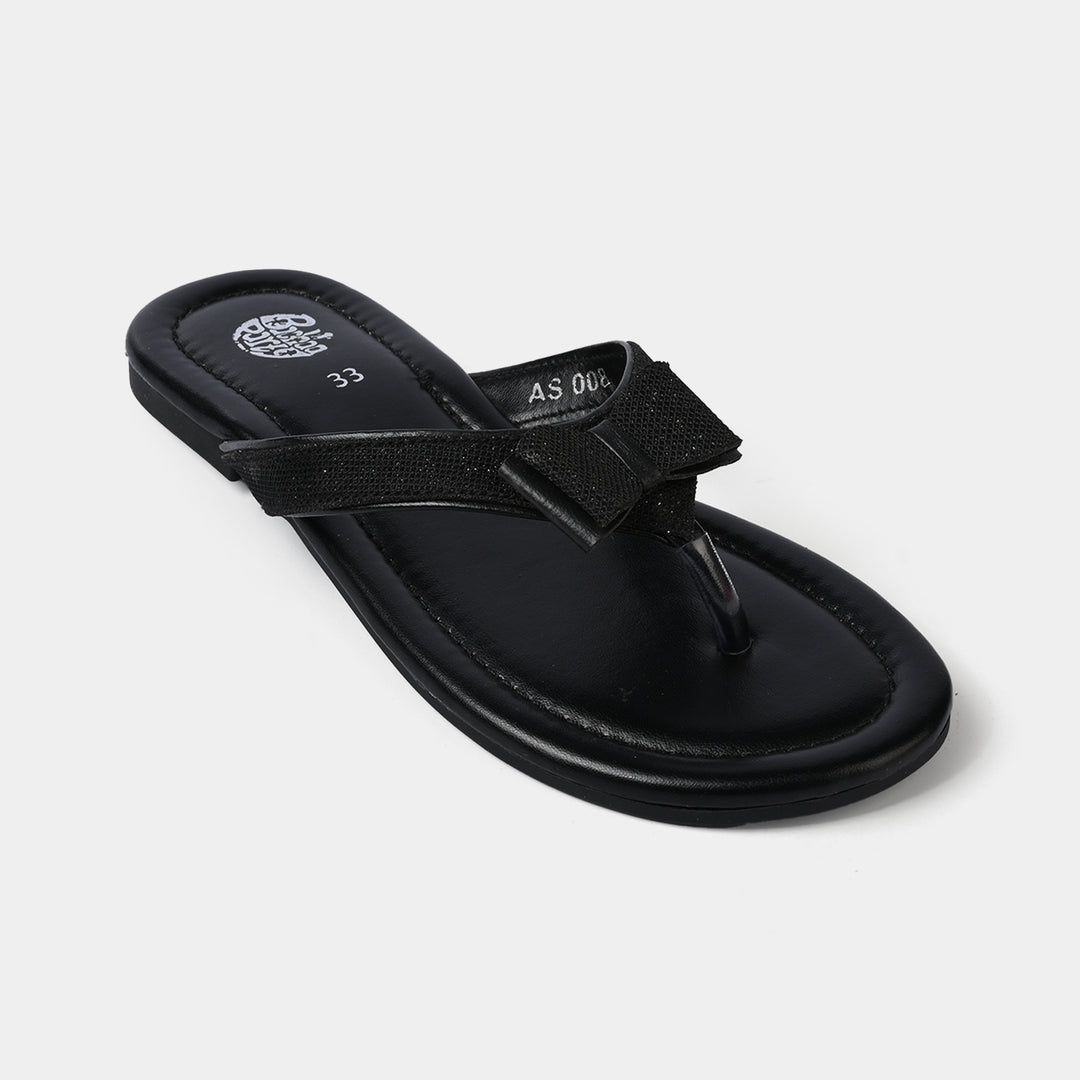 Girls Slipper AS-008-BLACK