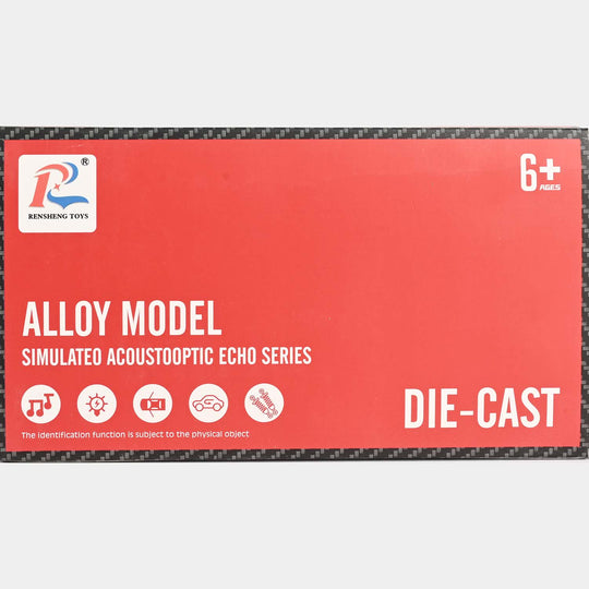 Premium Die-Cast Model Car with Light & Sound