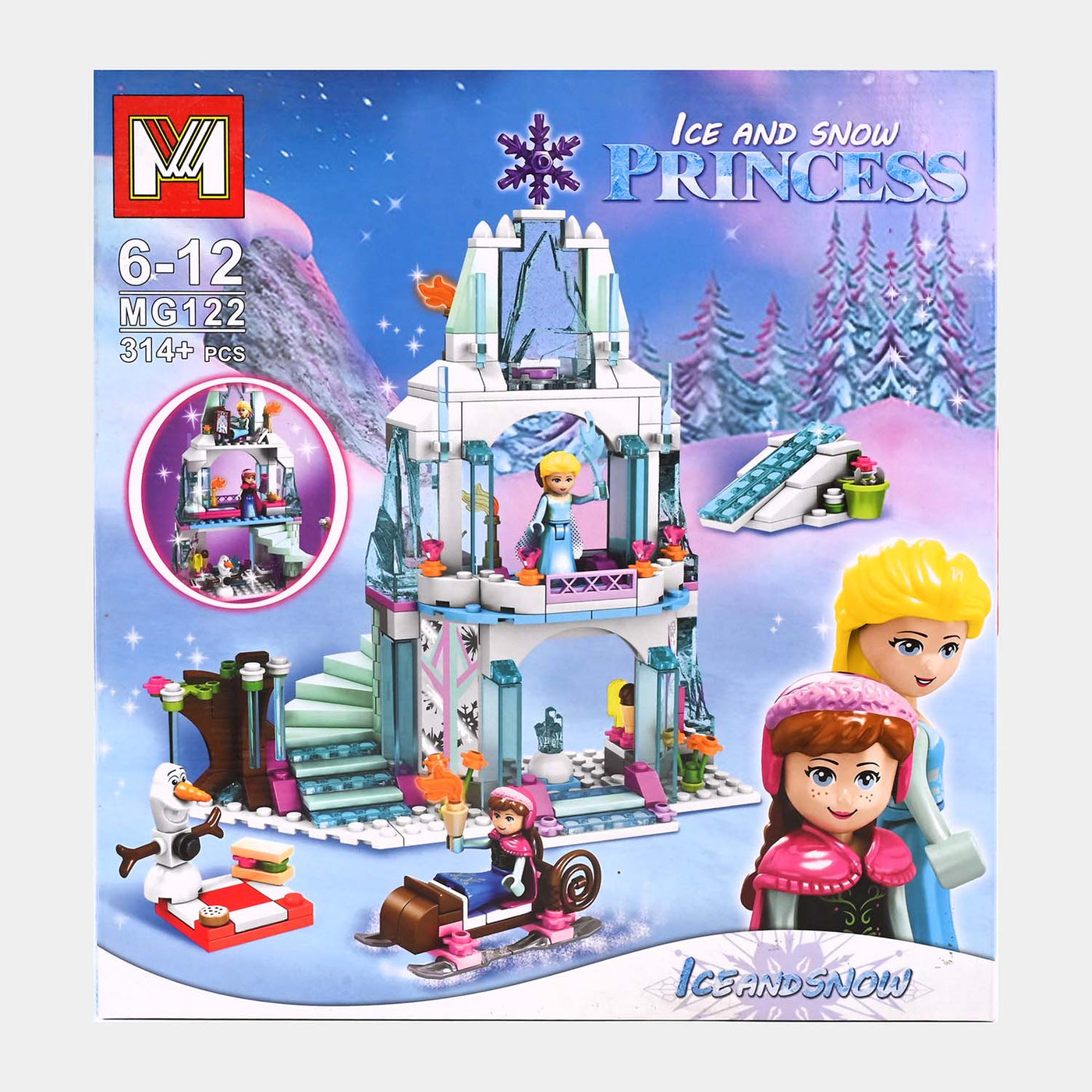 Ice & Snow Building Blocks | 314+Pcs