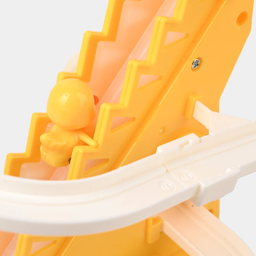 Climbing Duck Slide Toy Set With Music & Light