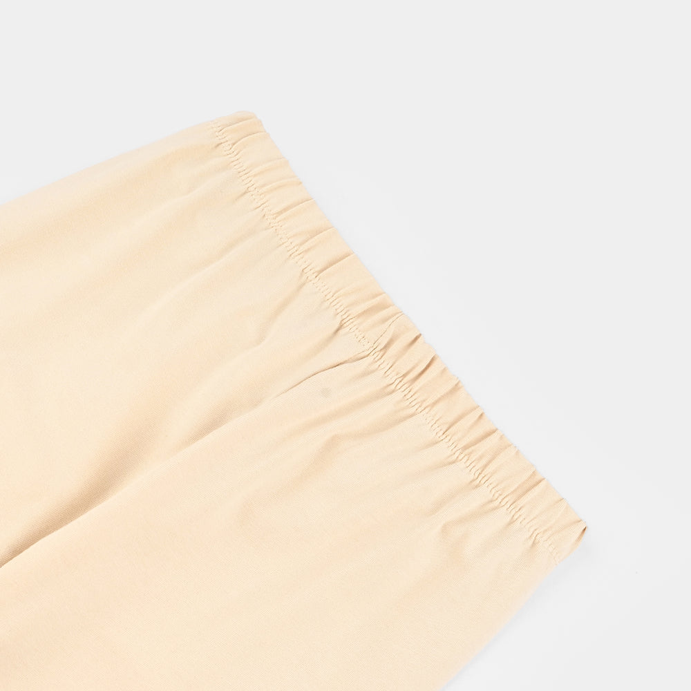 Girls Jersey/Terry Tights-Wood.Ash