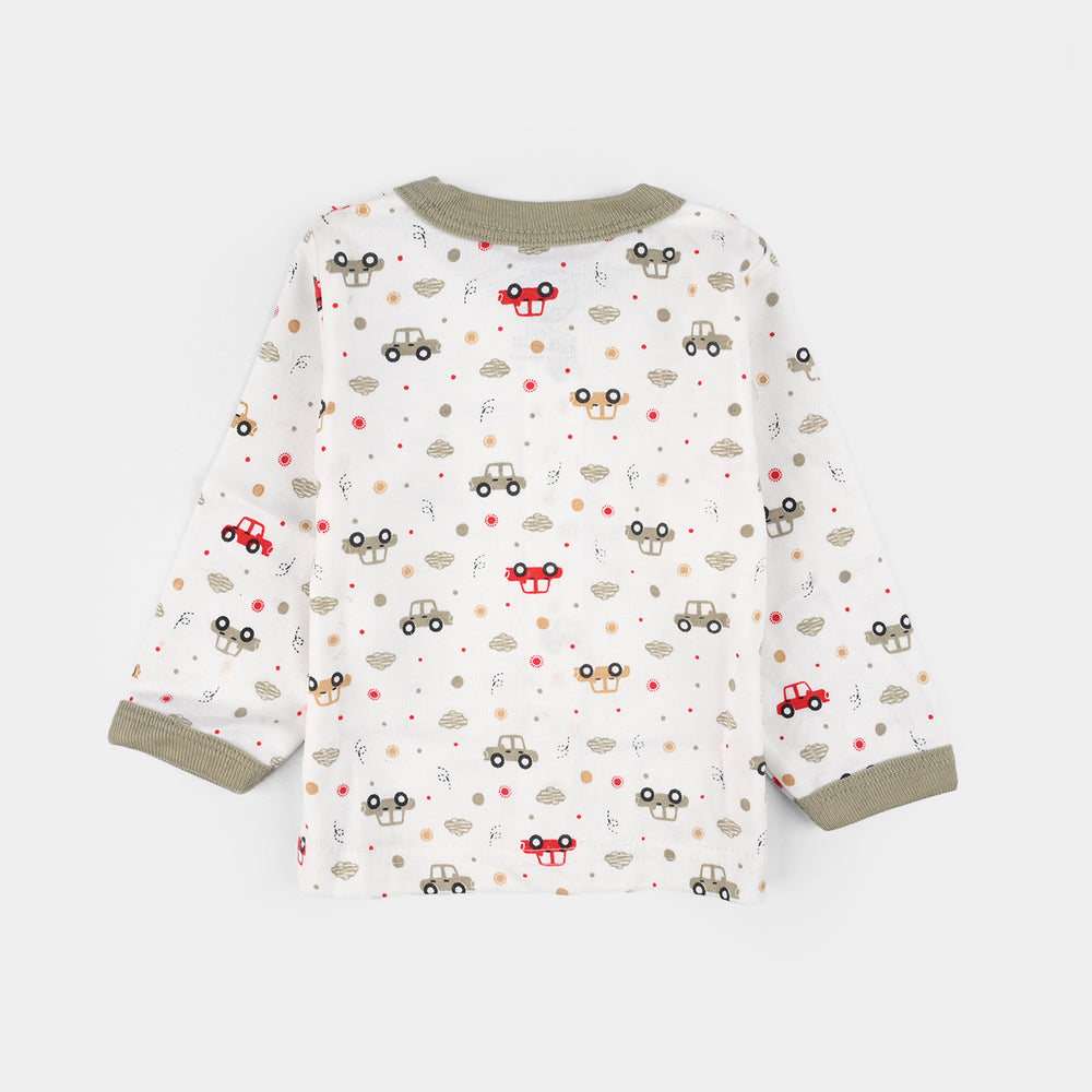 Infant Front Open Suit Car Quiet Grey