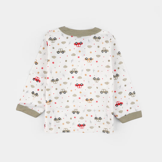 Infant Front Open Suit Car Quiet Grey