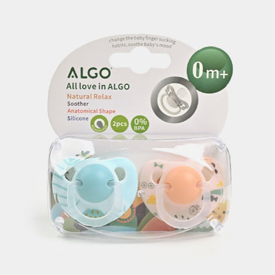 Soft Silicone Soother 2Pcs 0M+