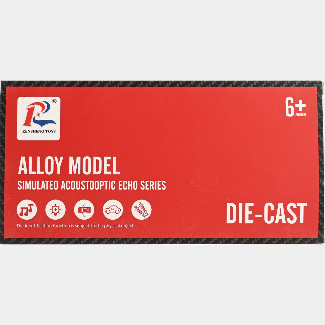 Premium Die-Cast Model Car with Light & Sound