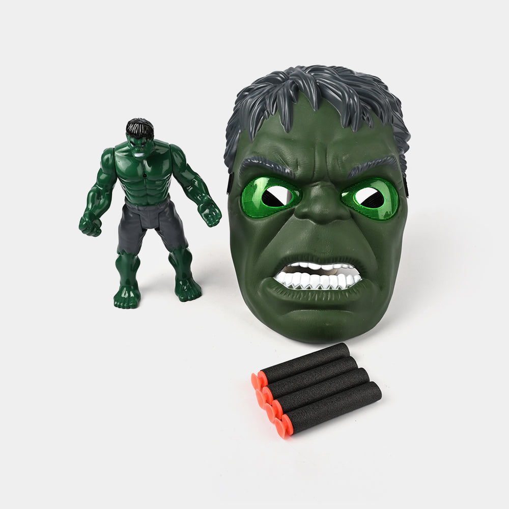 Blaster Target Toy with Hero Character & Mask