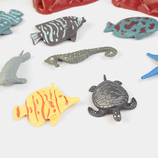 Marine Sea Animal Life Toy Play Set