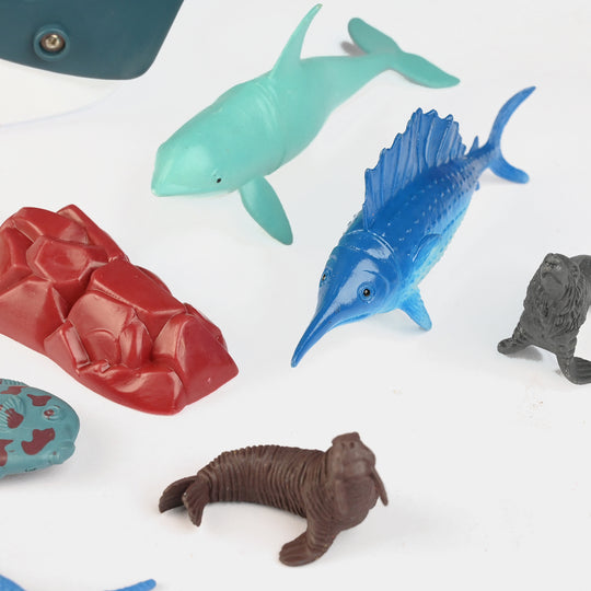 Marine Sea Animal Life Toy Play Set