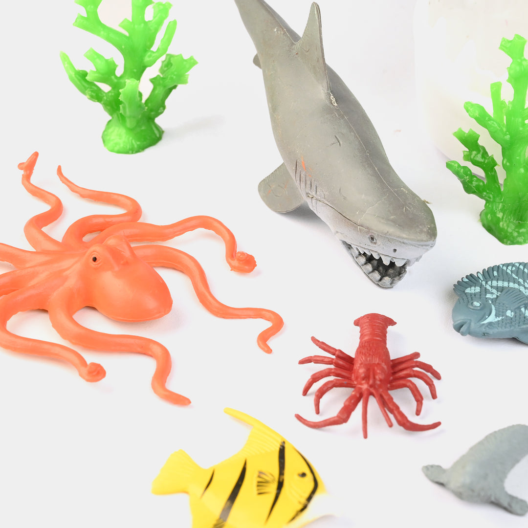 Marine Sea Animal Life Toy Play Set