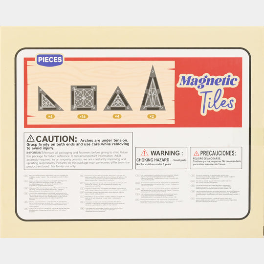 Magnetic Building Tiles – Educational Construction Toy | 26Pcs