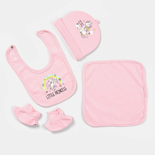 Infant Girls Cotton Interlock 7 Piece Set-mIX