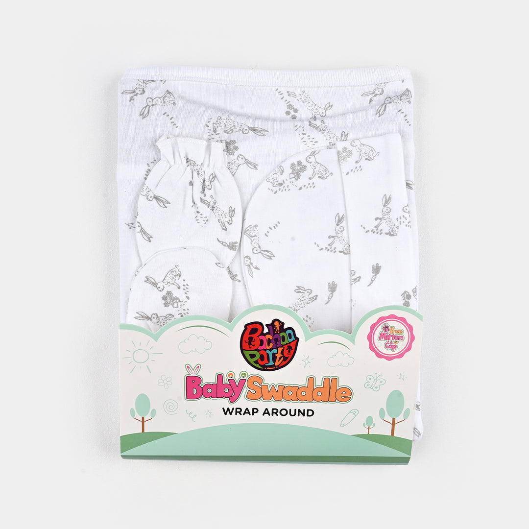 Infant Big Swaddle with Cap & Mittens