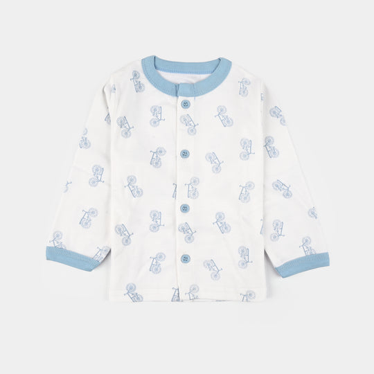 Infant Front Open Suit Cycle Powder Blue
