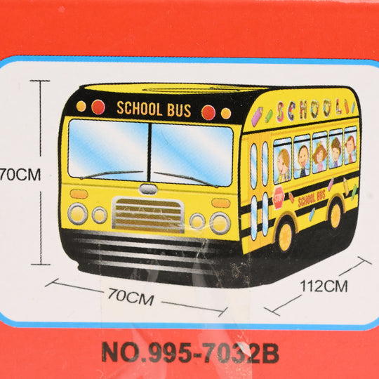 Kids' Pop-Up School Bus Play Tent
