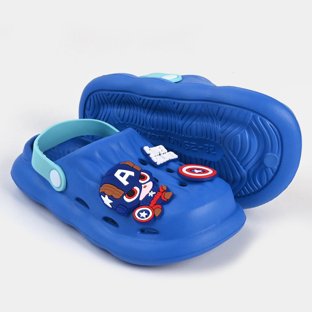 BOYS CLOGS NON-SLIP SLIPPER-BLUE