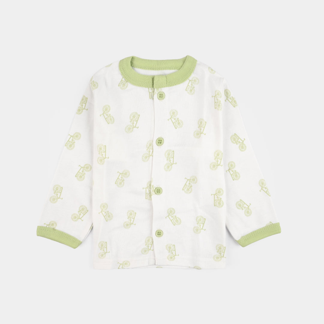 Infant Front Open Suit Cycle Misty Jade