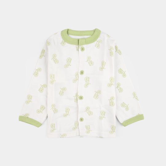 Infant Front Open Suit Cycle Misty Jade
