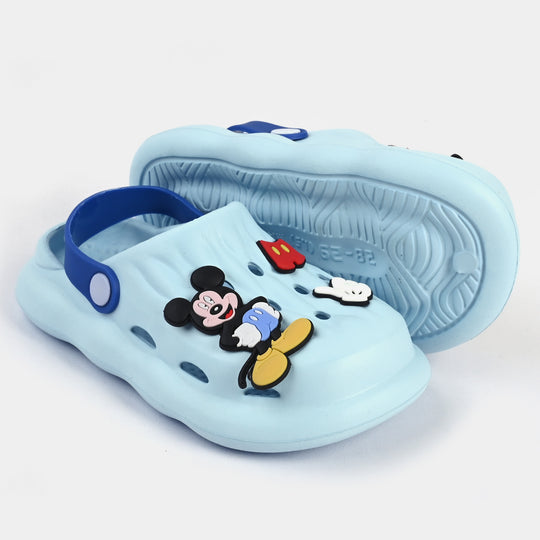 BOYS CLOGS NON-SLIP SLIPPER-LIGHT BLUE