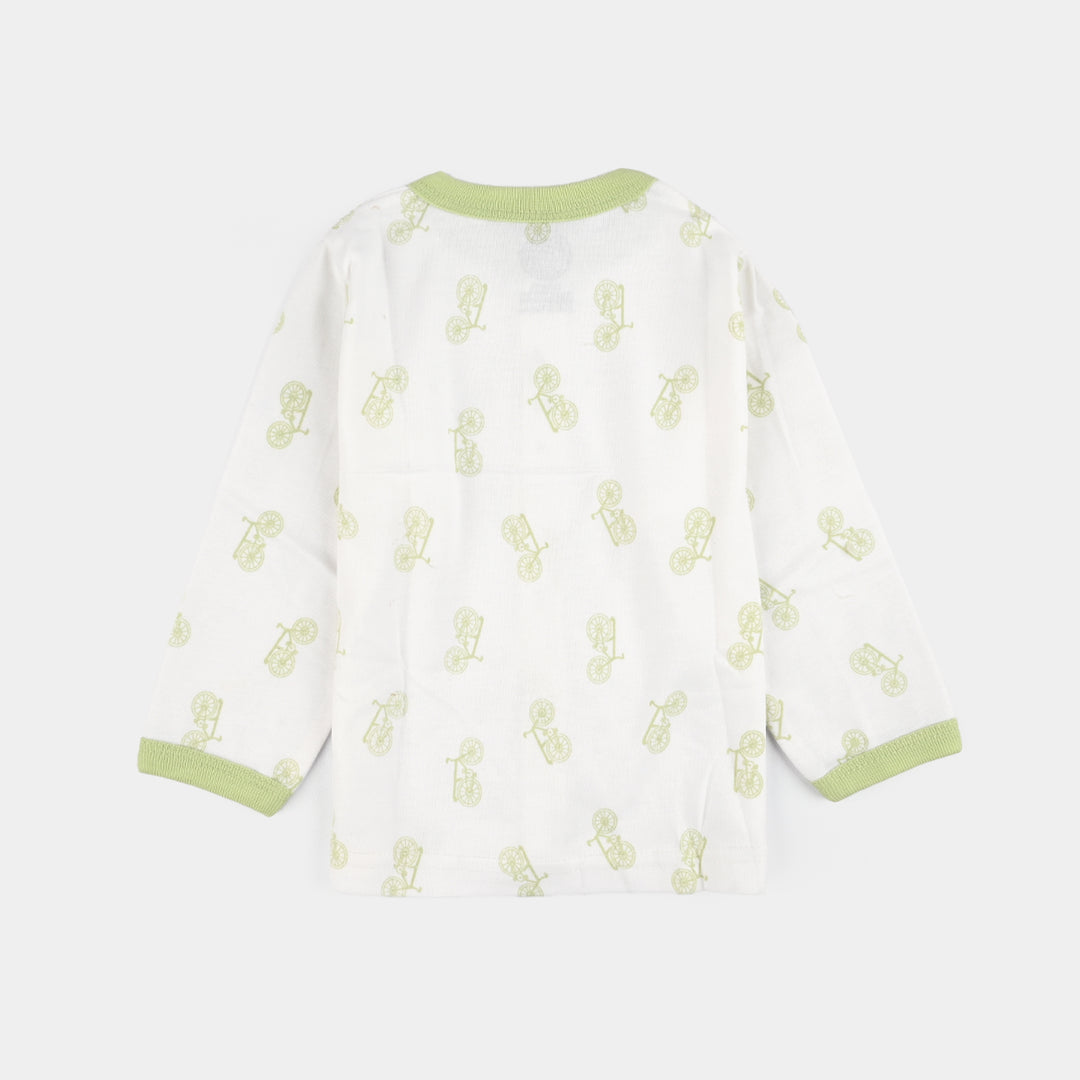 Infant Front Open Suit Cycle Misty Jade