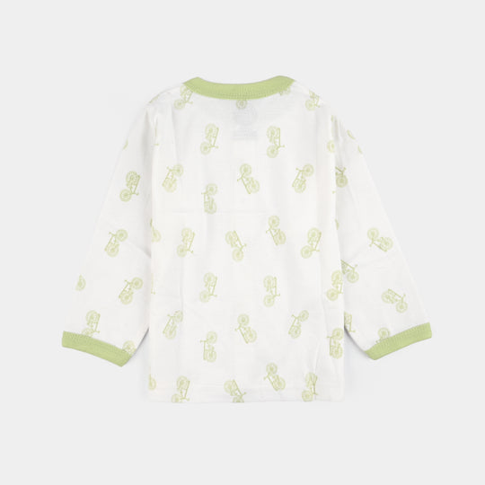 Infant Front Open Suit Cycle Misty Jade