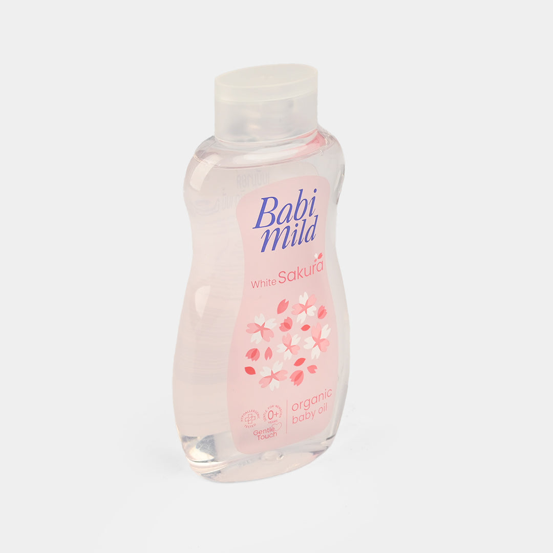 Babi Mild White Sakura Organic Baby Oil 200Ml