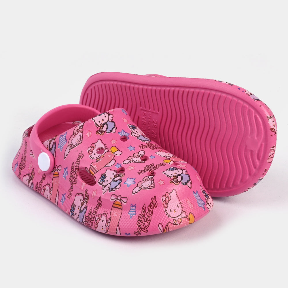 GIRLS CLOGS NON-SLIP SLIPPER-FUCHSIA