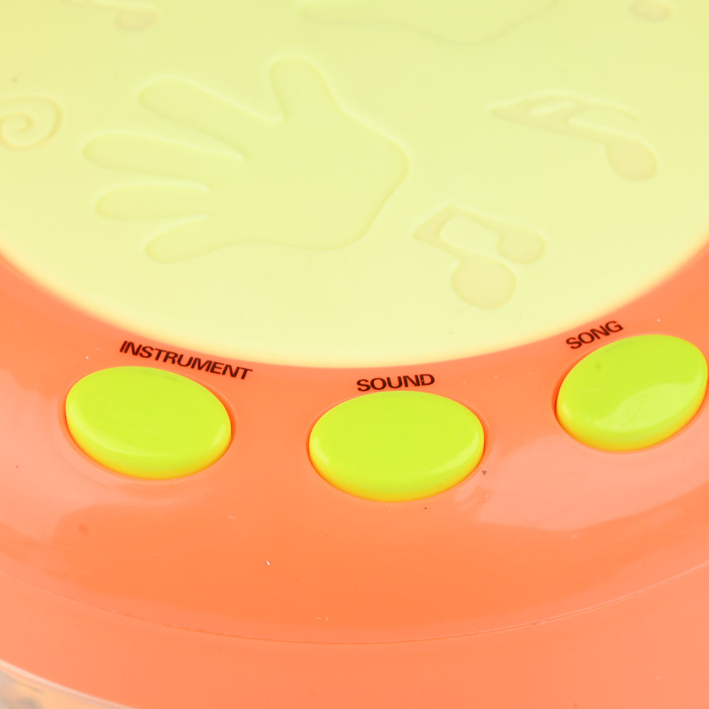 Musical Flash Fish Rotating Drum Toy