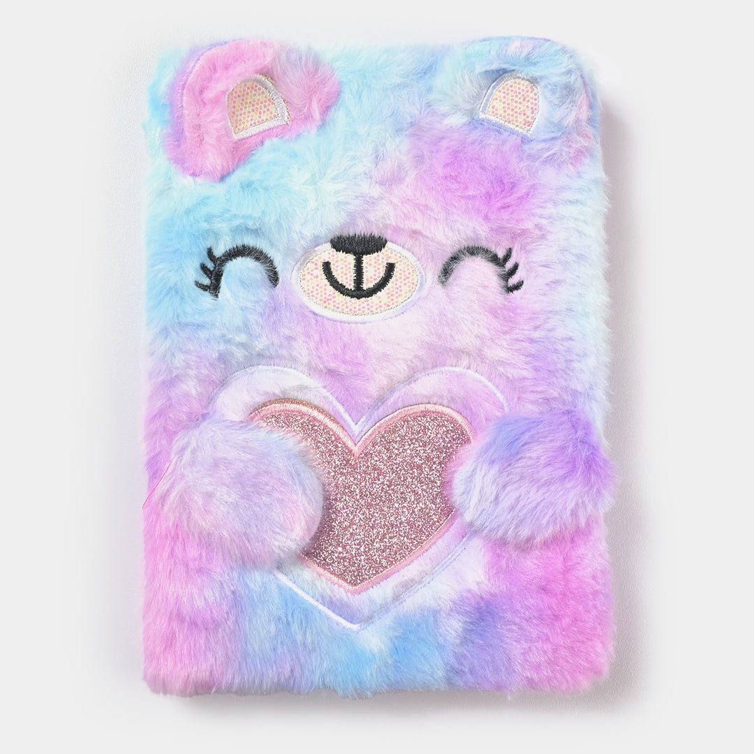 Cute Character Fur Diary/Notebook