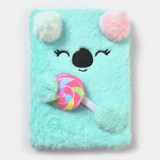 Cute Character Fur Diary/Notebook