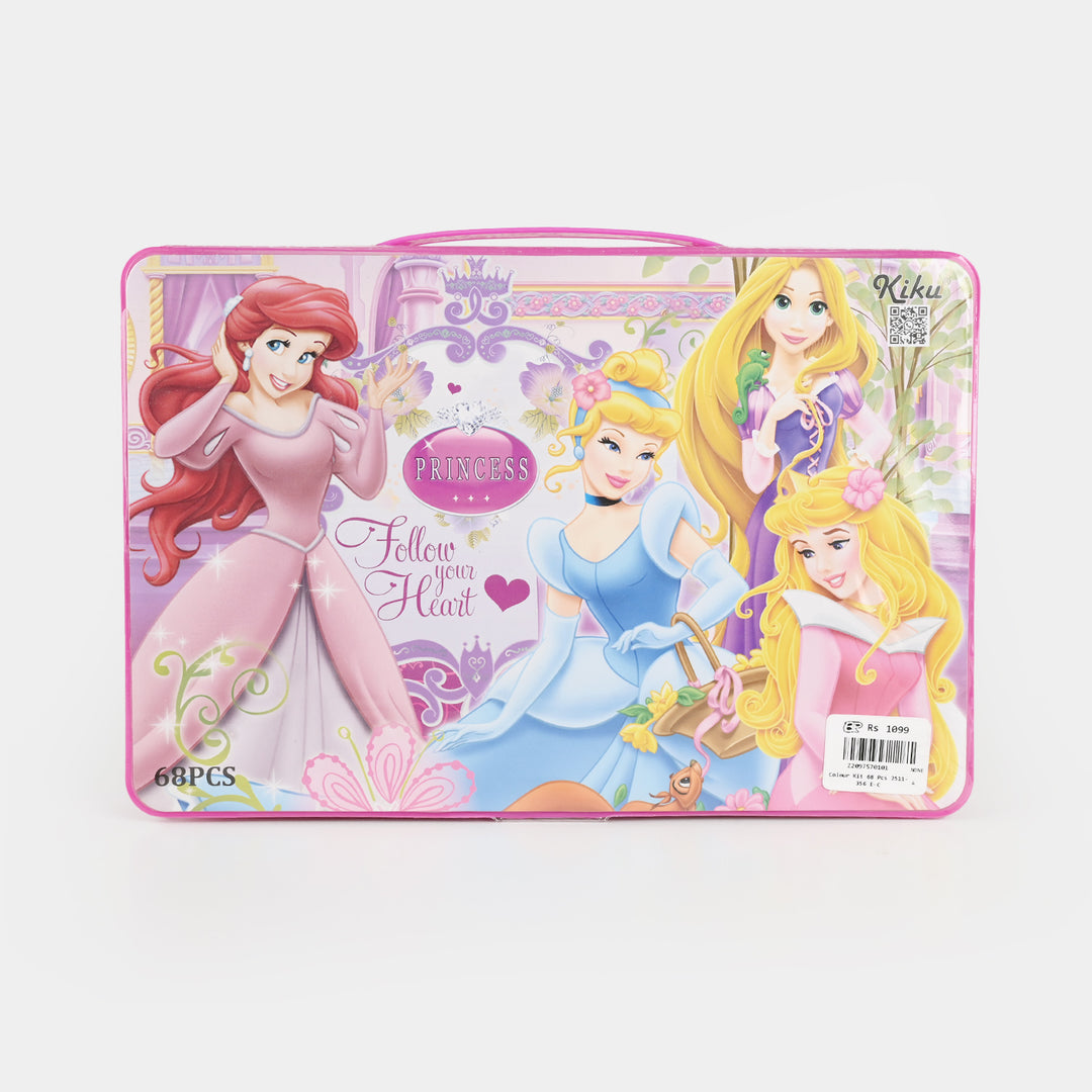 Character Kids Painting Drawing Multi Color Kit | 68PCs